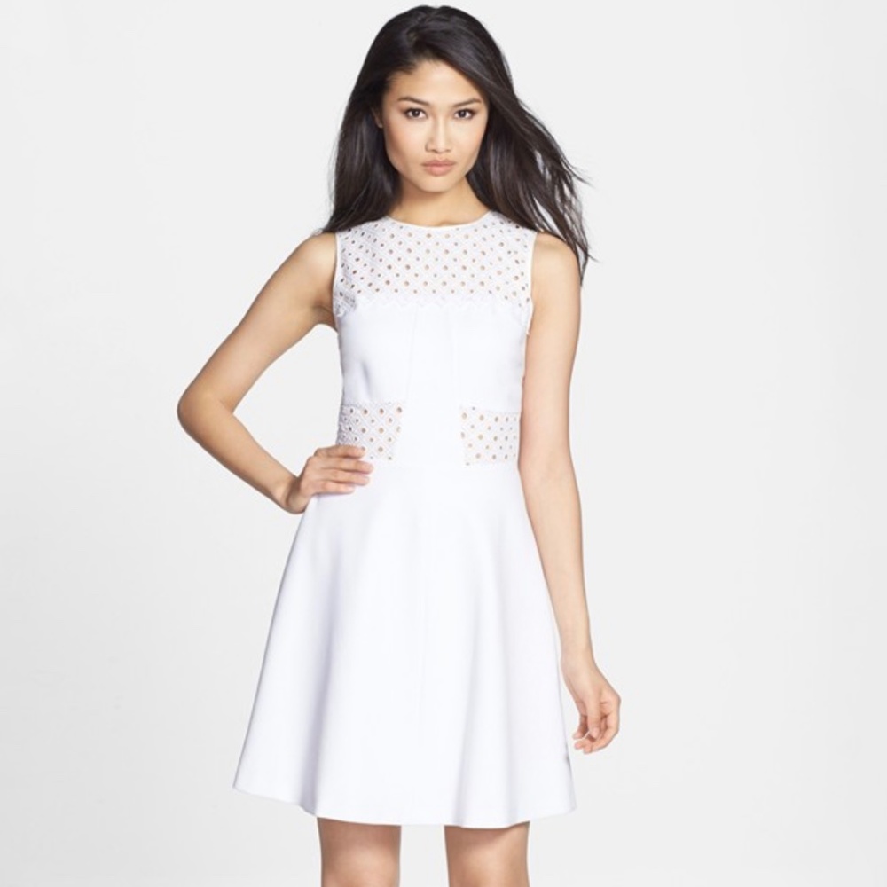 Rebecca Taylor Sleeveless Eyelet Dress